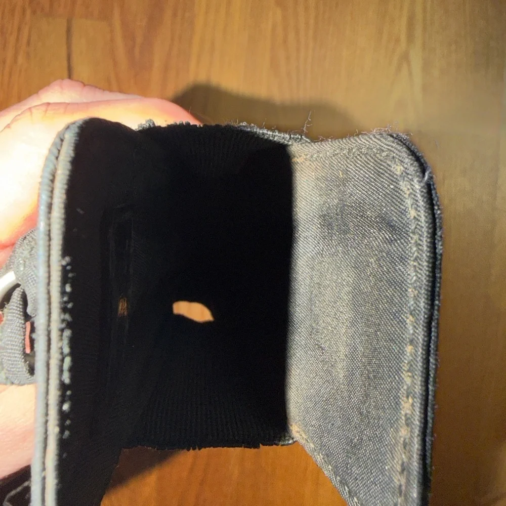 Vintage Prada Black Fabric Phone Holder (early 2000s)